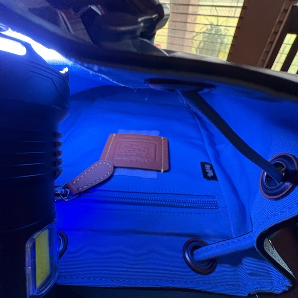 Coach Light Blue Backpack - Picture 10 of 11